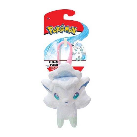POKEMON PLUSH CLIP ON ALOLAN VULPIX - Toyworld Frankston