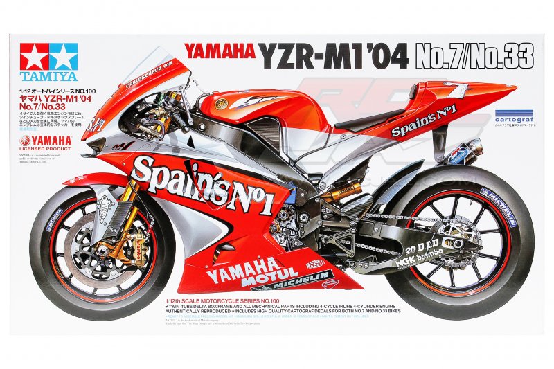 TAMIYA 1/12 YAMAHA YZR-M1 '04 - Toyworld Frankston