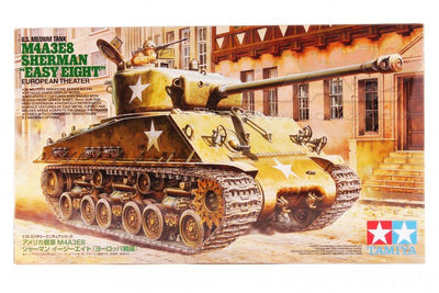 TAMIYA 1/35 M4A3E8 SHERMAN 'EASY EIGHT' EURO THEATER - Toyworld Frankston