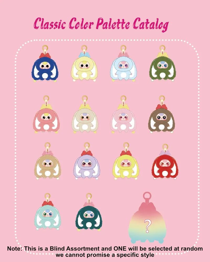 BABY THREE - MACARON CUTE BUNNY V2 PLUSH BLIND BOX