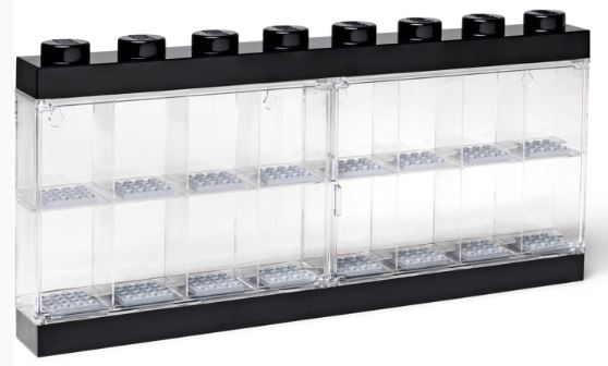 LEGO MINI FIGURE 16 SLOT DISPLAY CASE BLACK - Toyworld Frankston