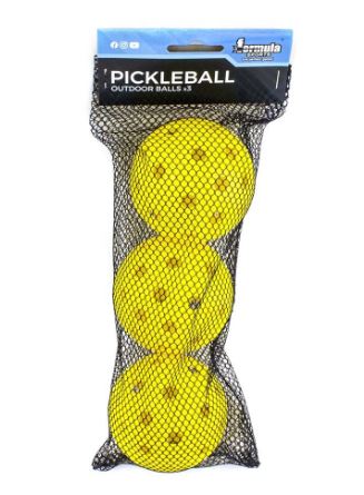 FORMULA  SPORTS - PICKLEBALL OUTDOOR X3 BALLS - Toyworld Frankston