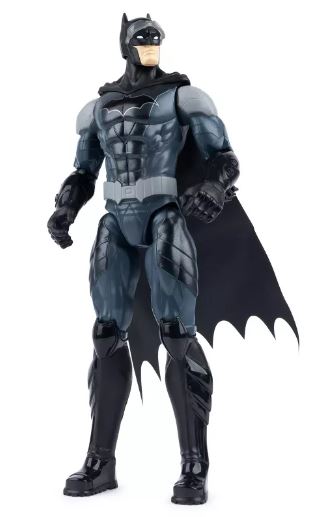 BATMAN 12 INCH FIGURE GREY SUIT BATMAN - Toyworld Frankston