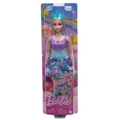 BARBIE UNICORN DOLL WITH PURPLE/TEAL AND PASTEL HAIR