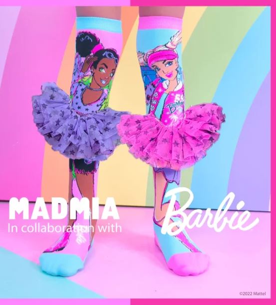 MADMIA BARBIE EXTRA VIBES TODDLER SOCKS - Toyworld Frankston