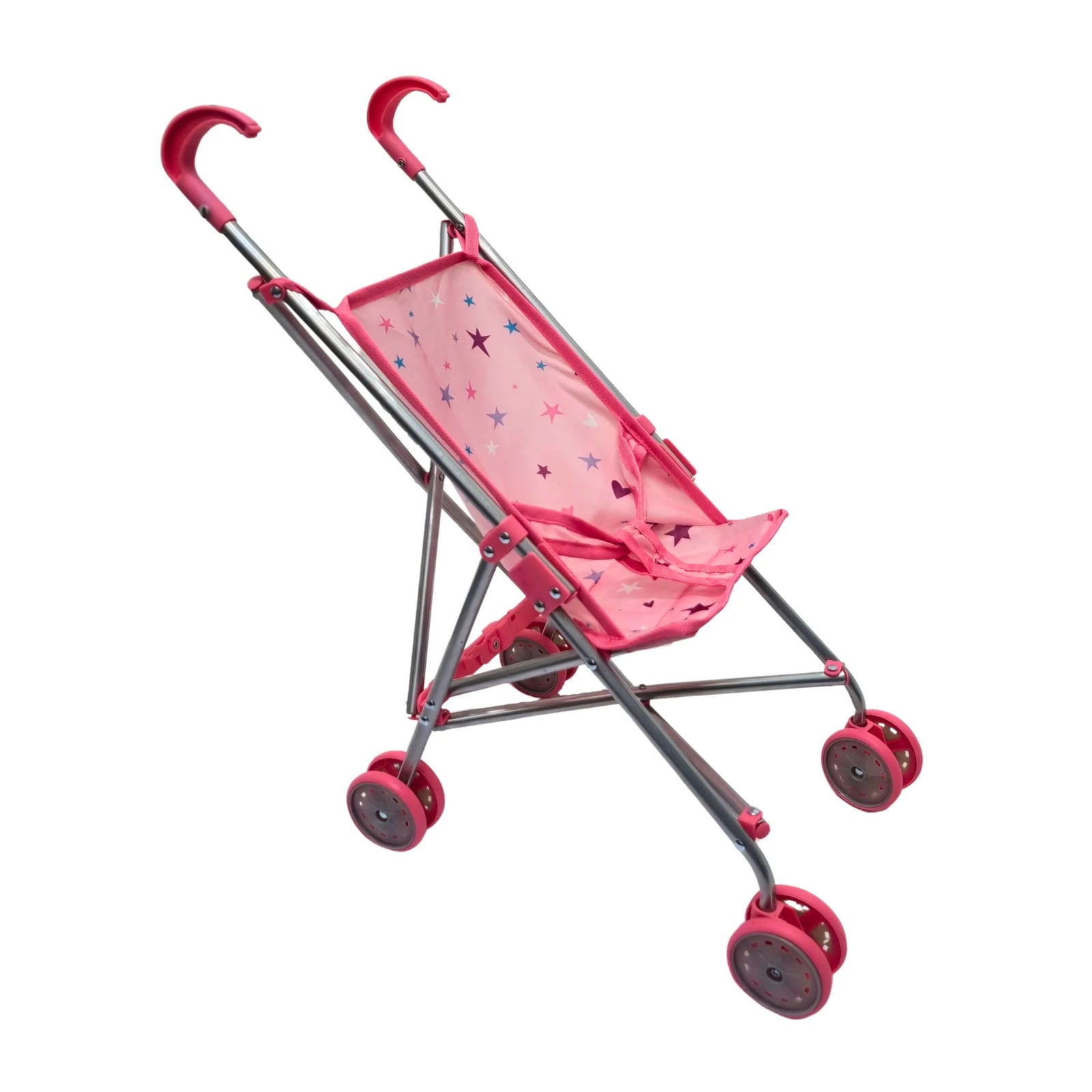 PLAYWORLD DOLL UMBRELLA STROLLER PINK - Toyworld Frankston