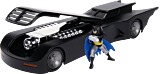 BATMAN: THE ANIMATED SERIES - BATMAN WITH BATMOBILE HOLLYWOOD RIDES 1/24TH SCALE DIE-CAST VEHICLE REPLICA - Toyworld Frankston