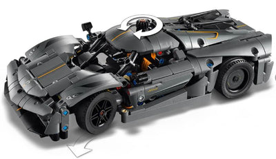LEGO 42173 - TECHNIC - KOENIGSEGG JESKO ABSOLUT GRAY HYPERCAR - Toyworld Frankston