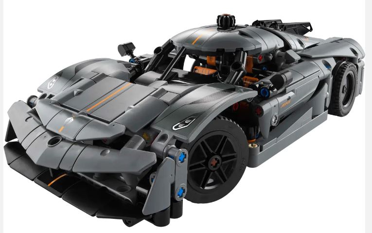 LEGO 42173 - TECHNIC - KOENIGSEGG JESKO ABSOLUT GRAY HYPERCAR - Toyworld Frankston