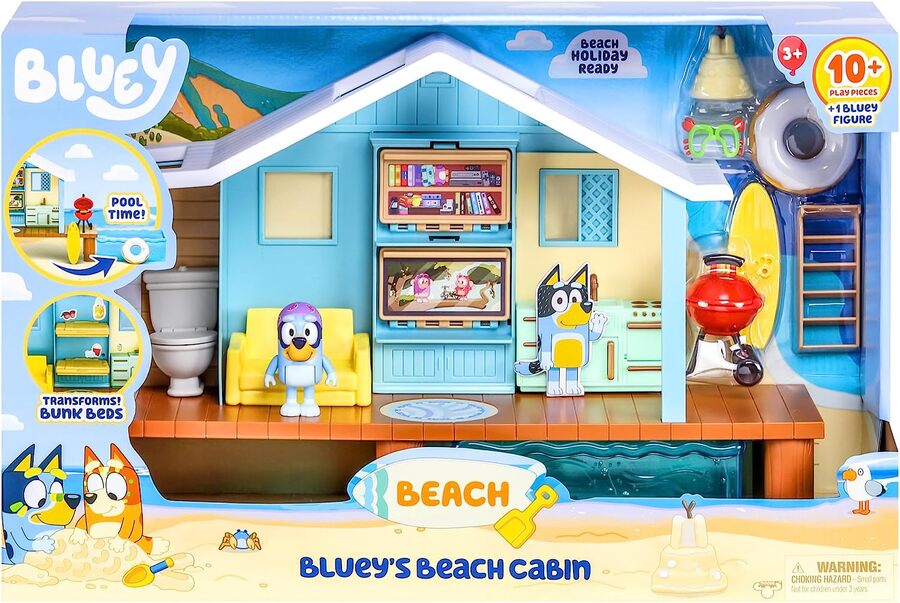 BLUEY'S BEACH CABIN PLAYSET - Toyworld Frankston