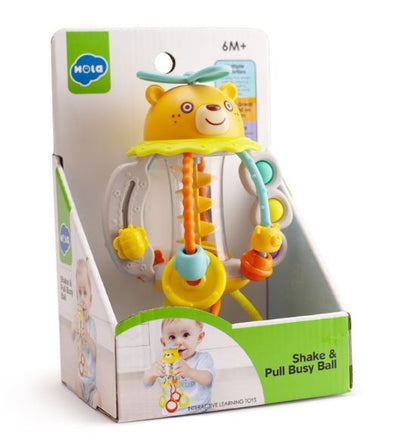 HOLA SHAKE & PULL BUSY BALL - Toyworld Frankston