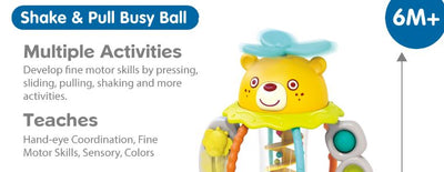 HOLA SHAKE & PULL BUSY BALL - Toyworld Frankston