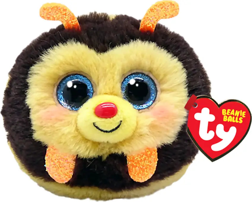 TY BEANIE BALLS - 'ZINGER' BEE - Toyworld Frankston