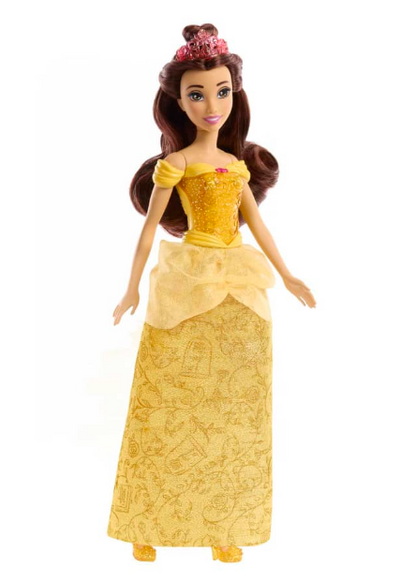 DISNEY PRINCESS 100 YEARS CELEBRATION - BELLE IN GOLDEN GOWN DOLL - Toyworld Frankston