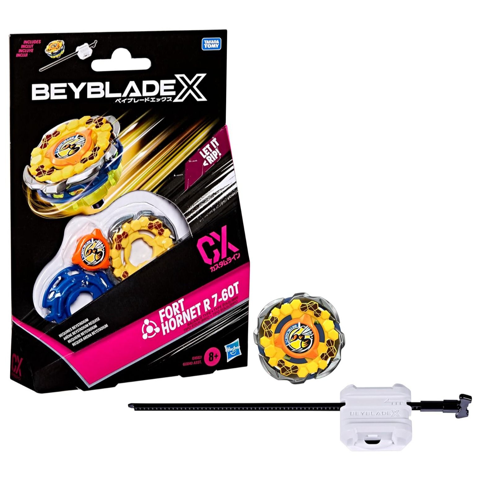 BEYBLADE X STARTER PACK - FORT HORNET R 7-60T