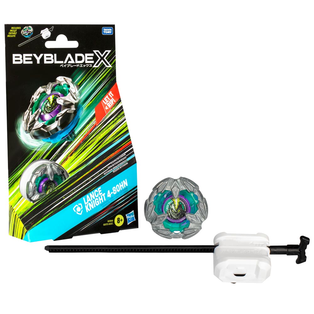BEYBLADE X STARTER PACK LANCE KNIGHT 4-80HN - Toyworld Frankston