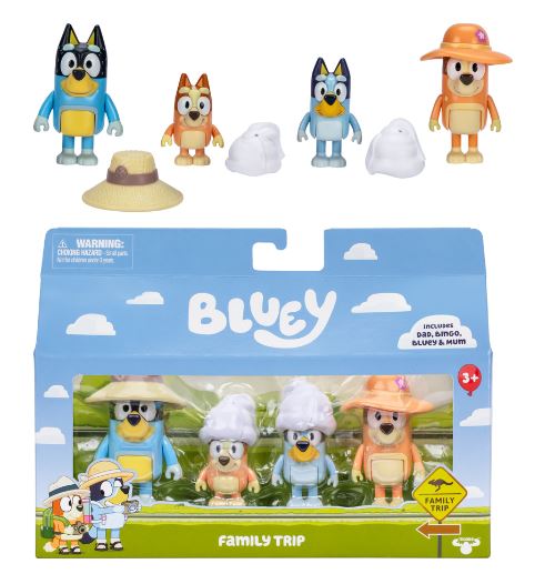 BLUEY AND FAMILY - FAMILY TIME FIGURE PACK - Toyworld Frankston