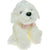 30CM BICHON DOG WITH PINK BOW PLUSH
