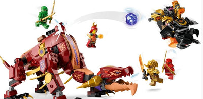 LEGO 71793 NINJAGO - HEATWAVE TRANSFORMING LAVA DRAGON - Toyworld Frankston