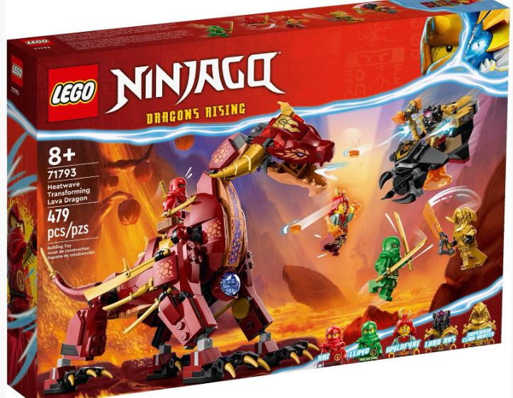 LEGO 71793 NINJAGO - HEATWAVE TRANSFORMING LAVA DRAGON - Toyworld Frankston