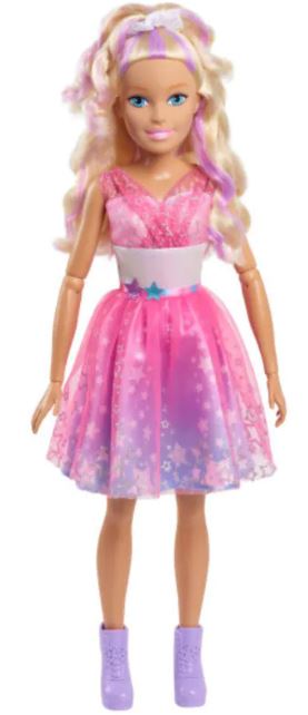 BARBIE - 28 INCH STANDING DOLL - BLONDE STAR POWER BEST FASHION FRIEND - Toyworld Frankston