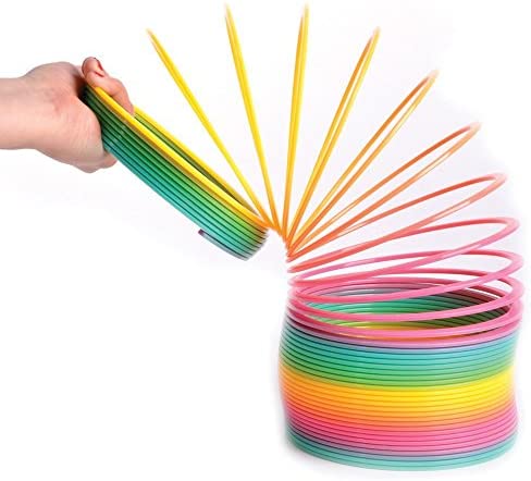 JUMBO RAINBOW SLINKY 15CM - Toyworld Frankston