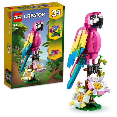 LEGO CREATOR 31144 EXOTIC PINK PARROT 3 IN 1 - Toyworld Frankston