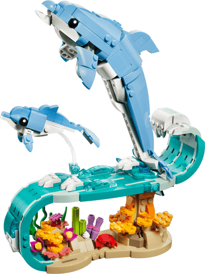 LEGO 31385 CREATOR - BEAUTIFUL DOLPHINS 3 IN 1 - Toyworld Frankston