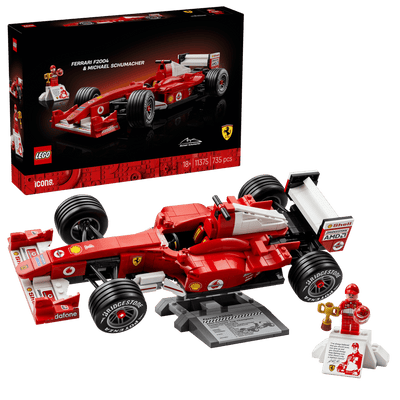 LEGO 11375 ICONS - FERRARI F2004 AND MICHAEL SCHUMACHER - Toyworld Frankston