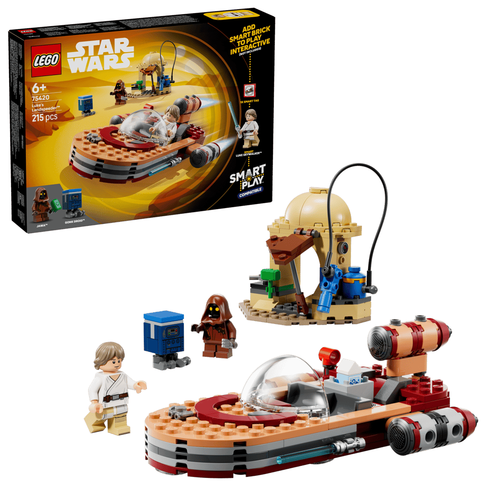 LEGO 75420 STAR WARS SMART PLAY - LUKE'S LANDSPEEDER - Toyworld Frankston