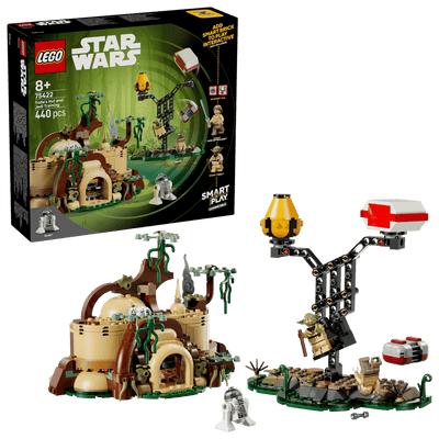 LEGO 75422 STAR WARS SMART PLAY - YODA'S HUT AND JEDI TRAINING - Toyworld Frankston