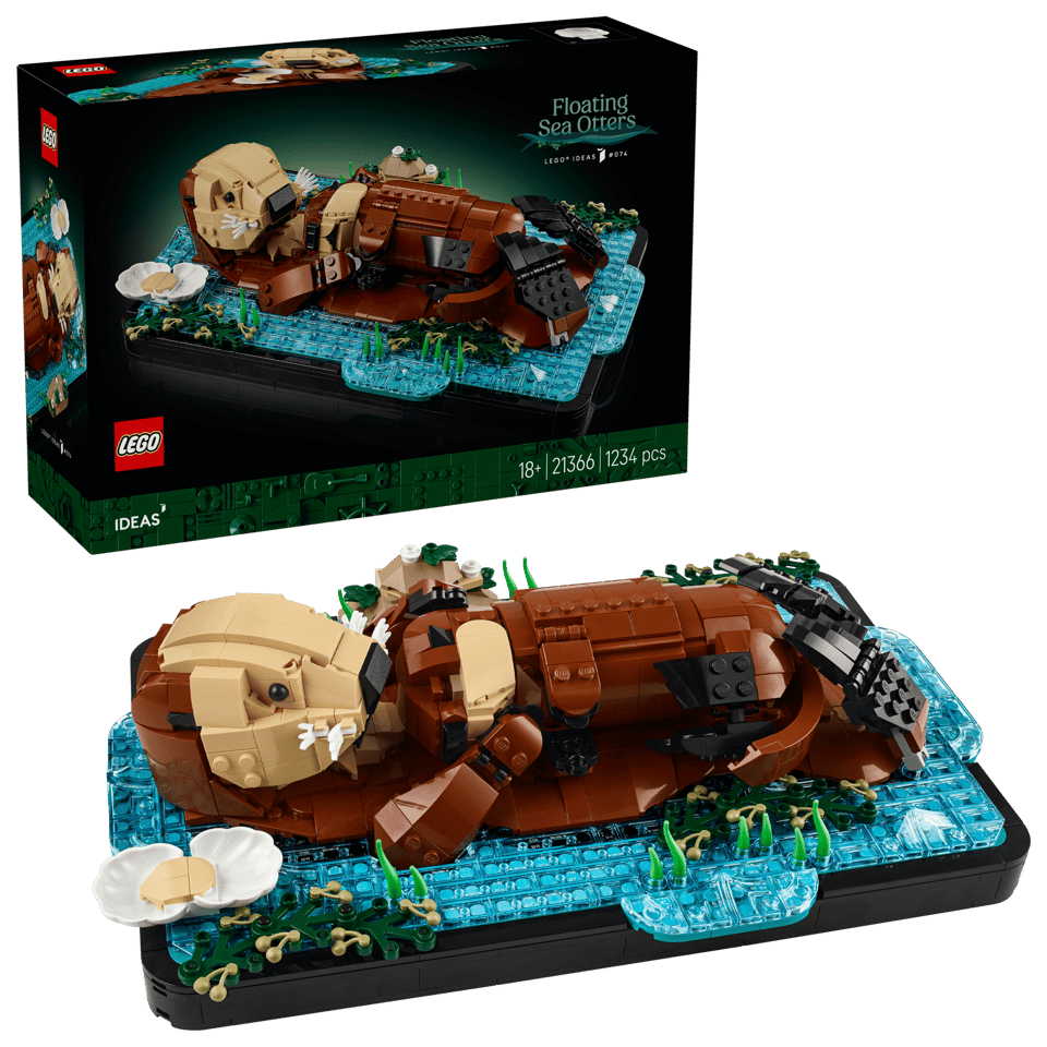 LEGO 21366 IDEAS - FLOATING SEA OTTERS - Toyworld Frankston