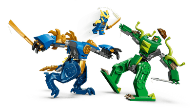 LEGO 71853 NINJAGO - JAYS DRAGON MECH FIGHT - Toyworld Frankston