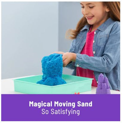 KINETIC SAND SANDBOX SET - BLUE - Toyworld Frankston