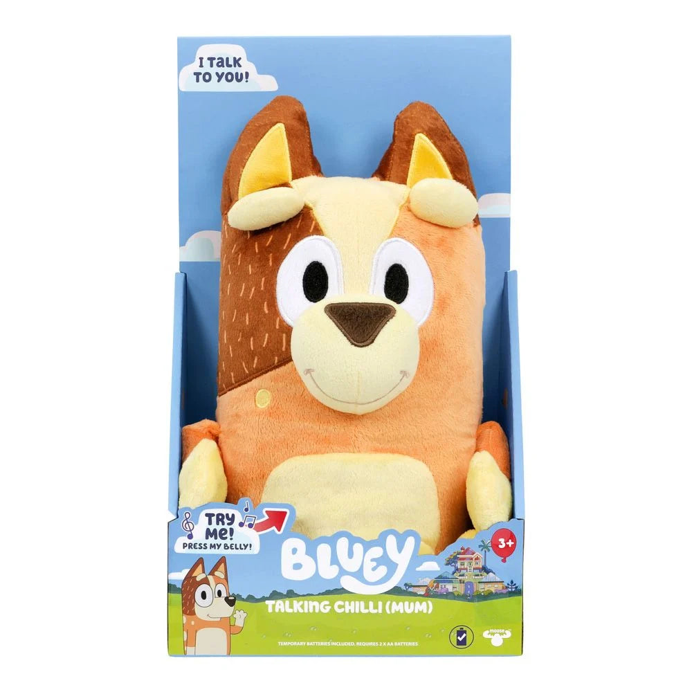 BLUEY - TALKING CHILLI (MUM) PLUSH S8 - Toyworld Frankston