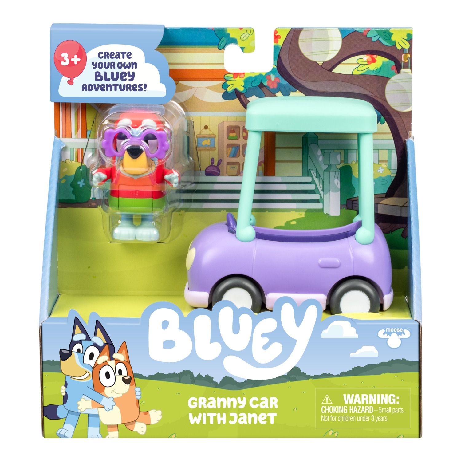 BLUEY SERIES 13 - BASIC VEHICLES - GRANNY CAR WITH JANET