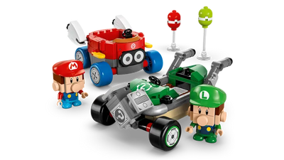 LEGO 72034 SUPER MARIO MARIO KART – BABY MARIO VS. BABY LUIGI - Toyworld Frankston