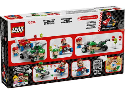 LEGO 72034 SUPER MARIO MARIO KART – BABY MARIO VS. BABY LUIGI - Toyworld Frankston