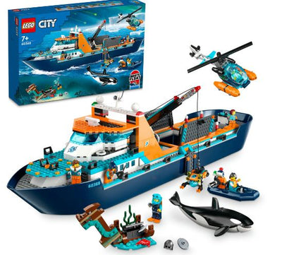 LEGO 60368 CITY - ARTIC EXPLORER SHIP - Toyworld Frankston