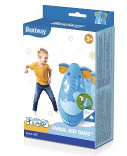 BESTWAY ANIMAL BOP BAGS ASSORT - Toyworld Frankston