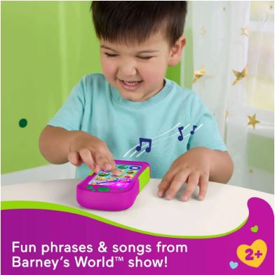 BARNEY'S WORLD - HEY BARNEY MUSICAL PHONE - Toyworld Frankston