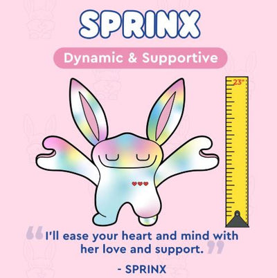 BUMPAS WEIGHTED PLUSH - SPRINX - Toyworld Frankston
