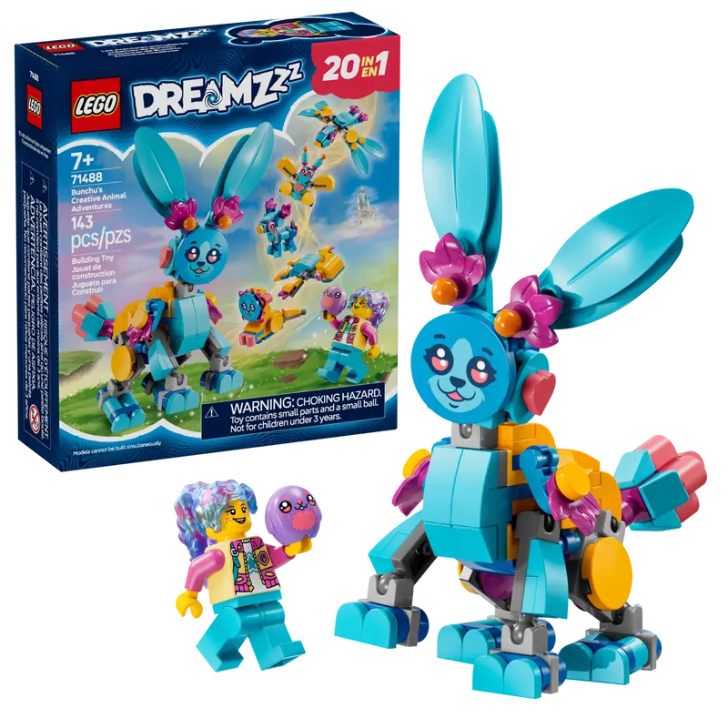 LEGO DREAMZZZ 71488 BUNCHU'S CREATIVE ANIMAL ADVENTURES - Toyworld Frankston