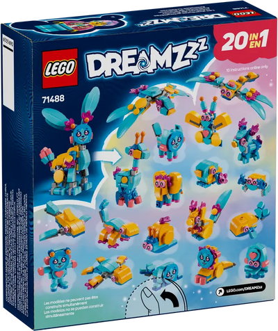 LEGO DREAMZZZ 71488 BUNCHU'S CREATIVE ANIMAL ADVENTURES - Toyworld Frankston