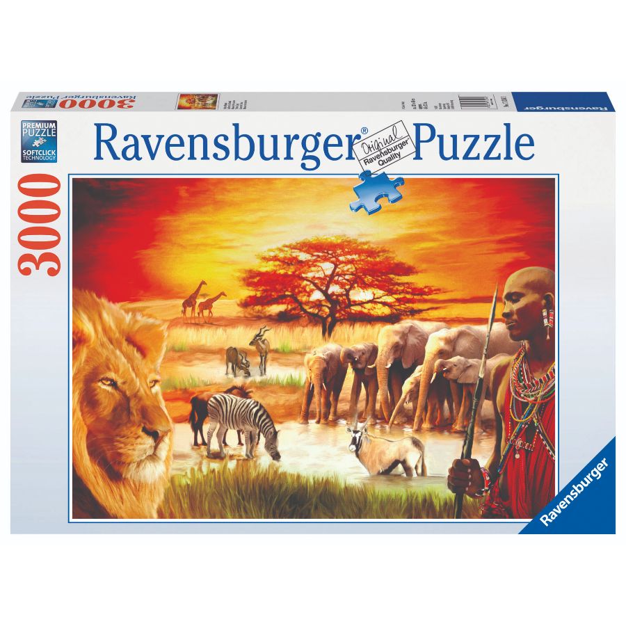 RAVENSBURGER - SAVANNAH MASAI 3000 PIECE PUZZLE