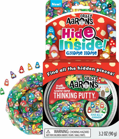 CRAZY AARON'S THINKING PUTTY HIDE INSIDE GNOME HOME - Toyworld Frankston