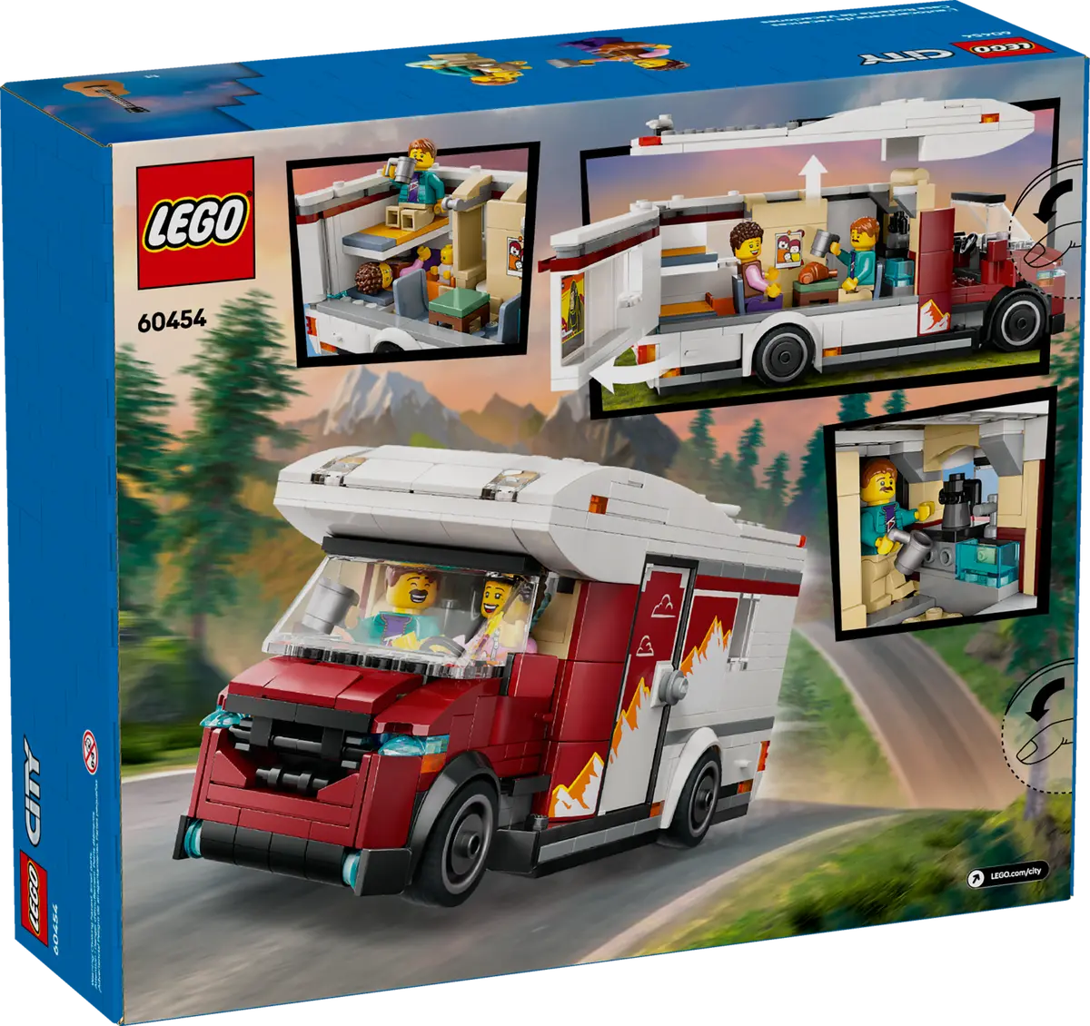 LEGO CITY 60454 HOLIDAY ADVENTURE CAMPER VAN - Toyworld Frankston
