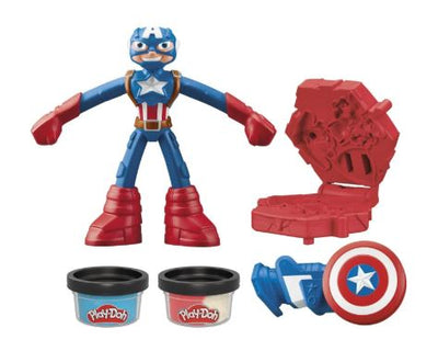 PLAY-DOH MARVEL - CAPTAIN AMERICA STAMPING SHIELD
