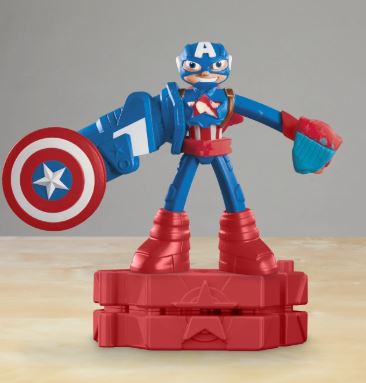 PLAY-DOH MARVEL - CAPTAIN AMERICA STAMPING SHIELD