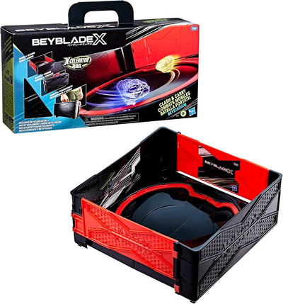 BEYBLADE X CLASH AND CARRY COMBAT MOBILE BEYSTADIUM